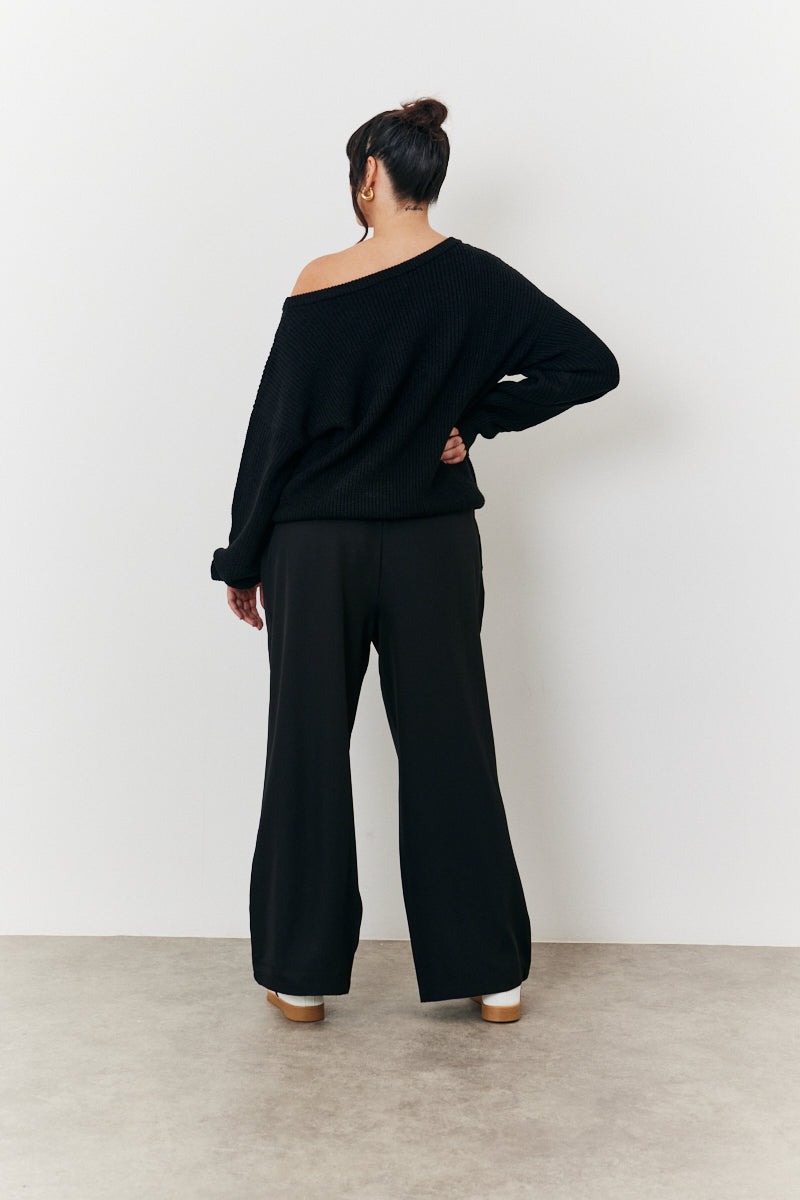 Off Shoulder Knit Jumper