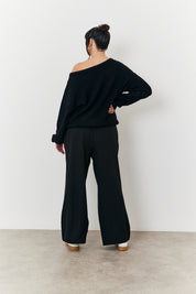 Off Shoulder Knit Jumper