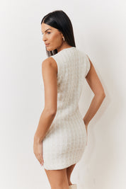 Pearl Trim Dress