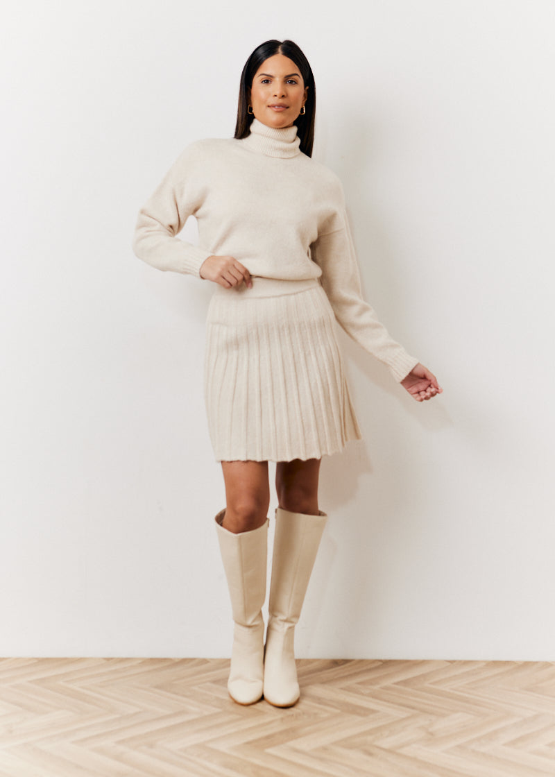 Sl Pleated Co-Ord Mini Skirt