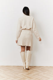 Sl Pleated Co-Ord Mini Skirt