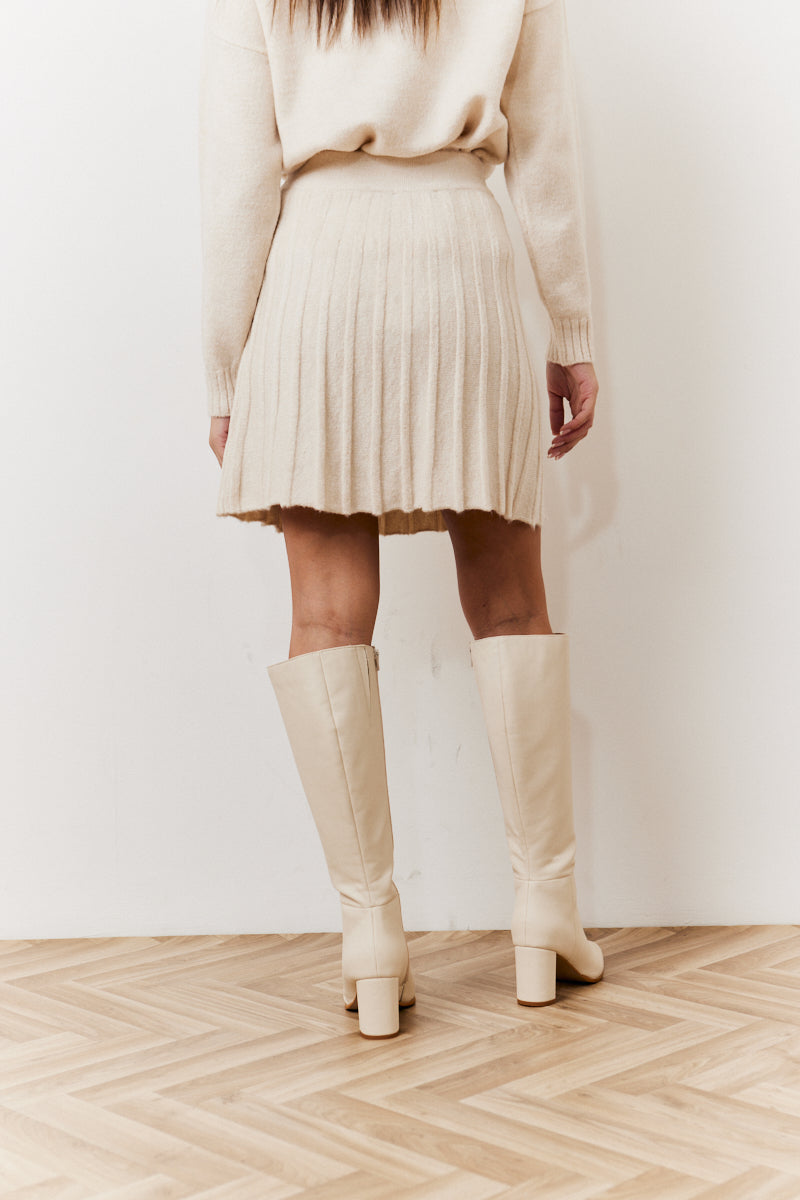 Sl Pleated Co-Ord Mini Skirt