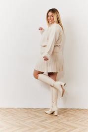 Sl Pleated Co-Ord Mini Skirt