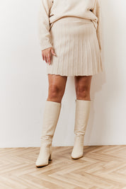 Sl Pleated Co-Ord Mini Skirt