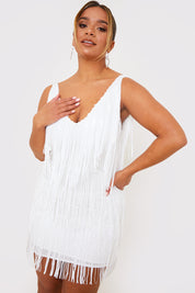 Fringe Sequin Mini Dress