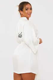 Bride Satin Dressing Gown With Gifting