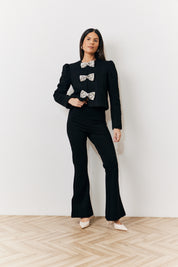 Occasion Sequin Bow Boucle Jacket