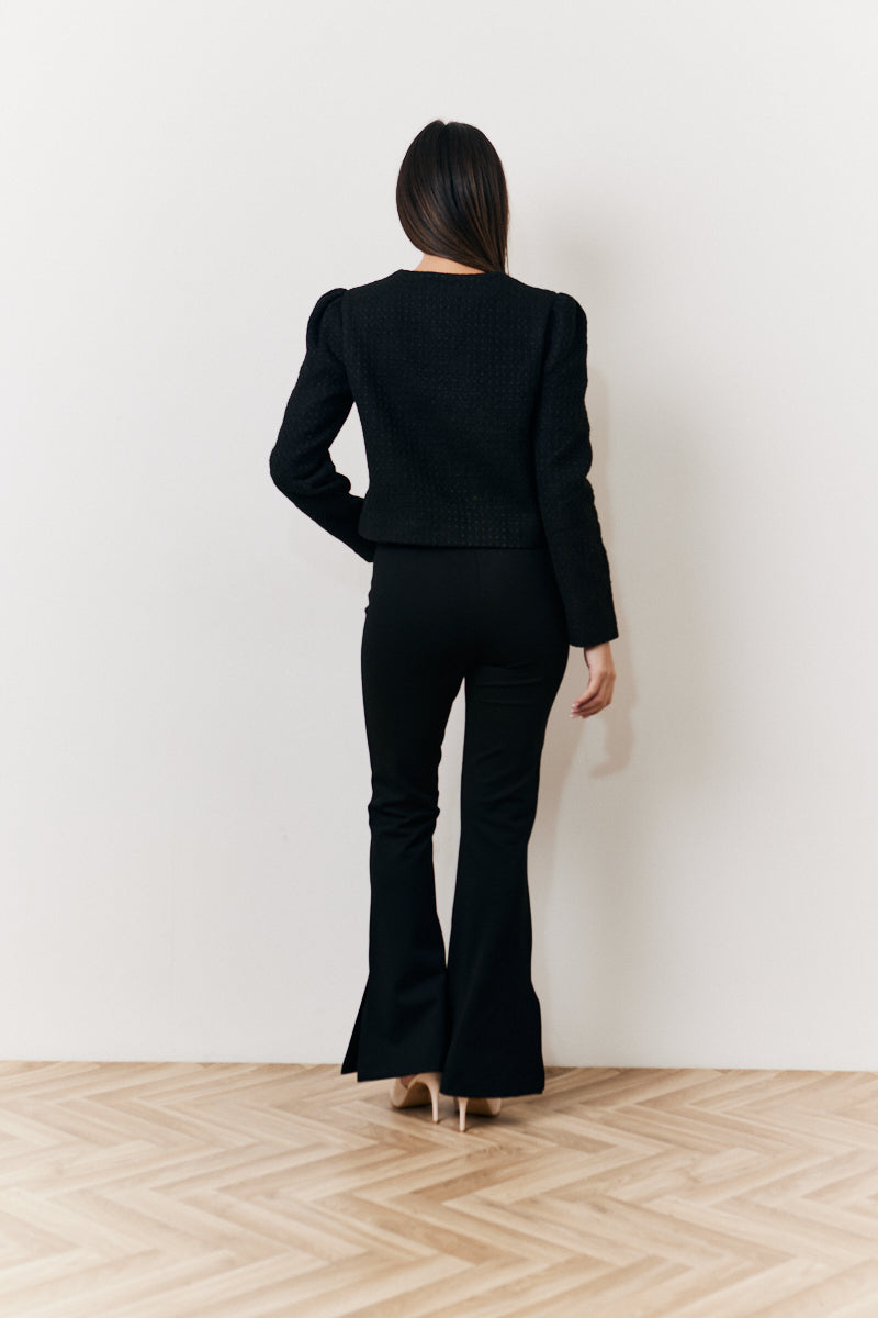 Occasion Sequin Bow Boucle Jacket