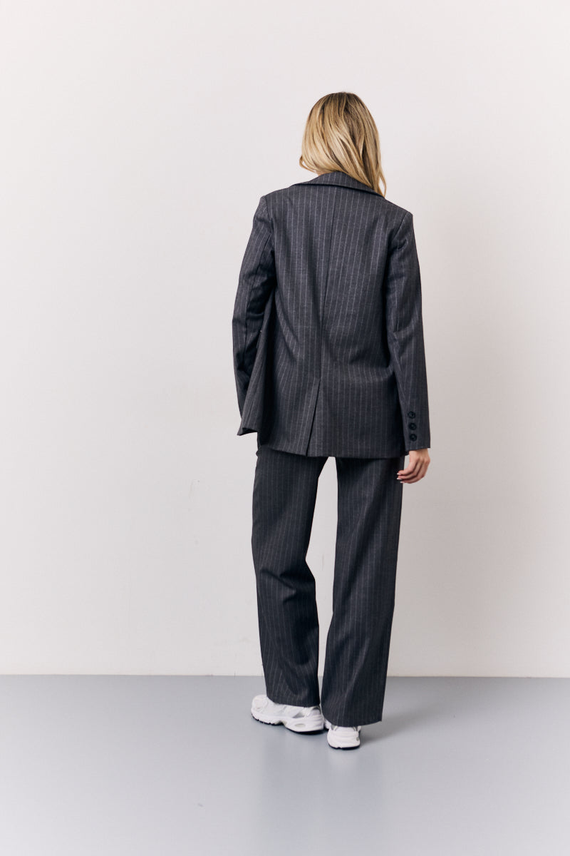 Pinstripe Tailored Blazer