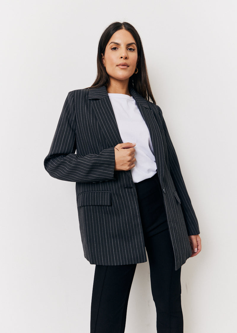Tailored Pinstripe Co-Ord Blazer