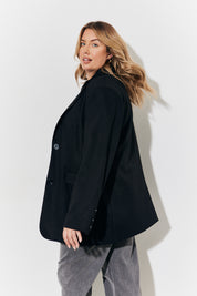 Relaxed Brushed Blazer