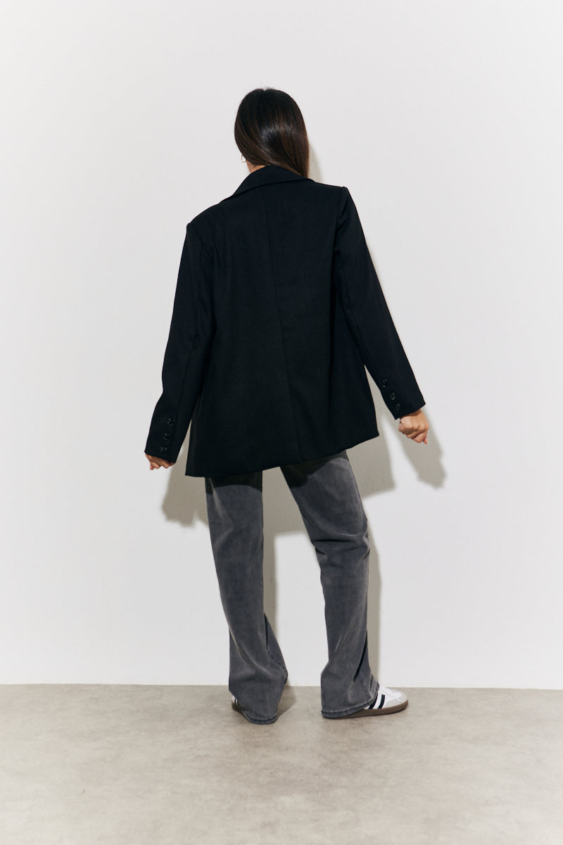 Relaxed Brushed Blazer