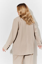 Relaxed Brushed Blazer