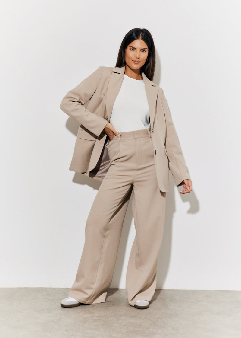 Relaxed Brushed Blazer