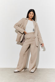 Relaxed Brushed Blazer