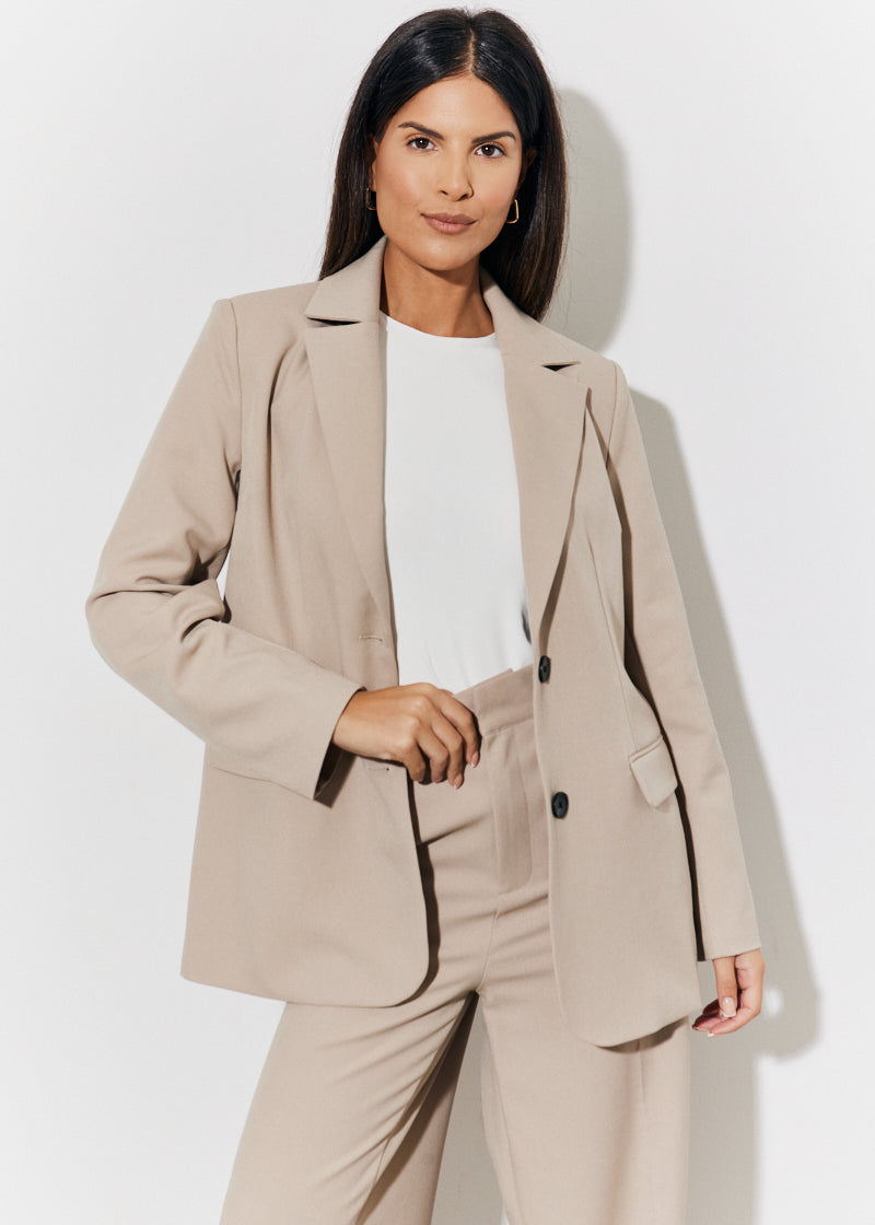 Relaxed Brushed Blazer