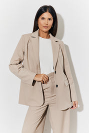Relaxed Brushed Blazer