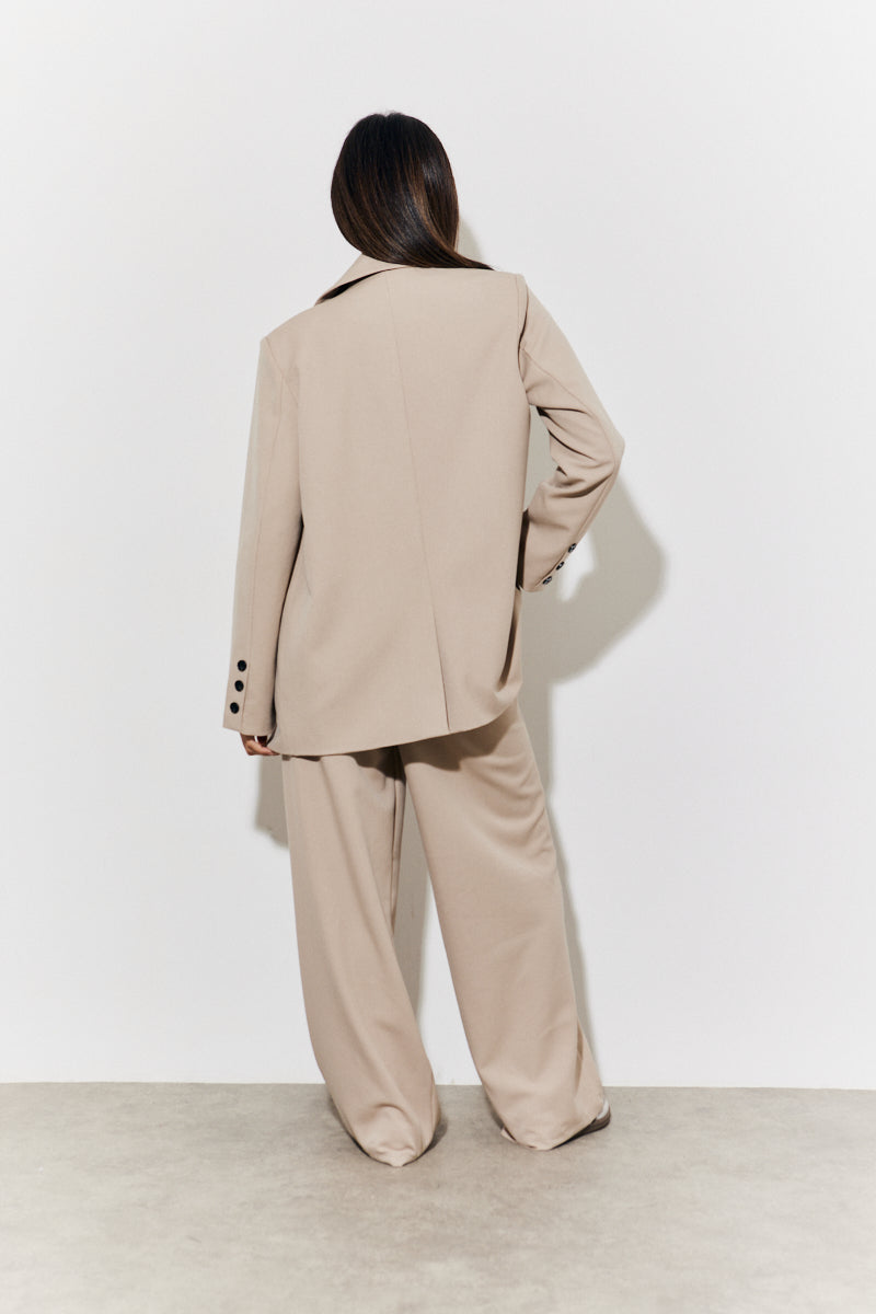 Relaxed Brushed Blazer