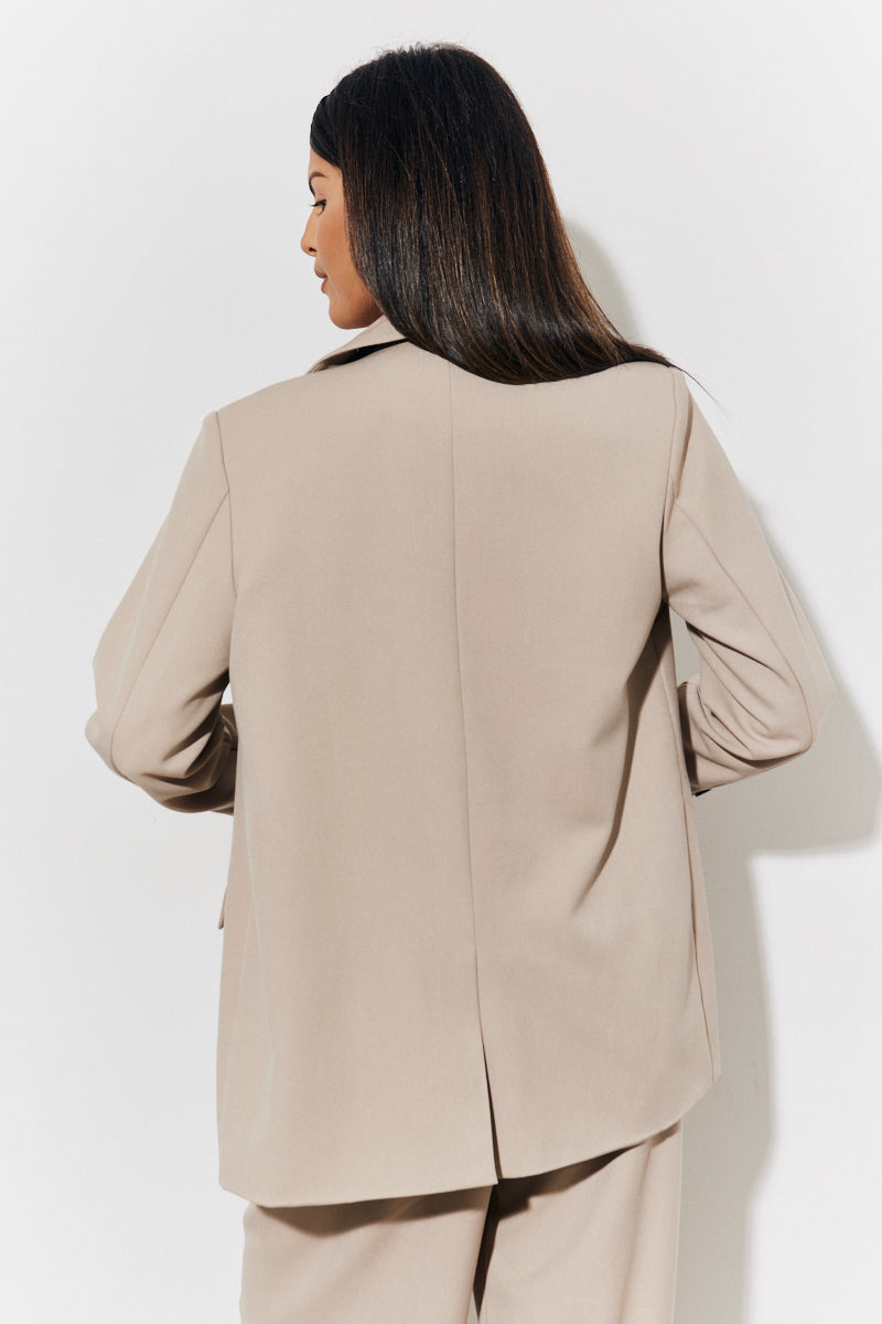 Relaxed Brushed Blazer