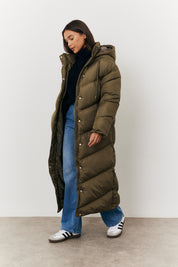 Longline Puffer Jacket