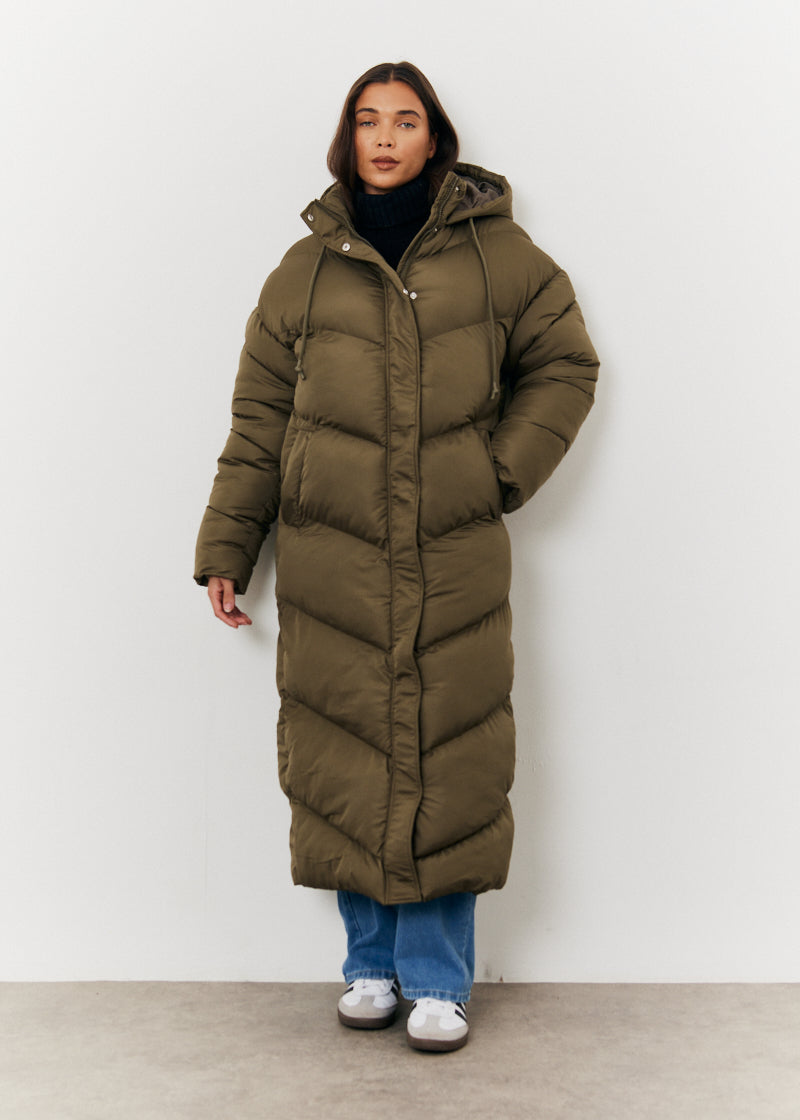 Longline Puffer Jacket