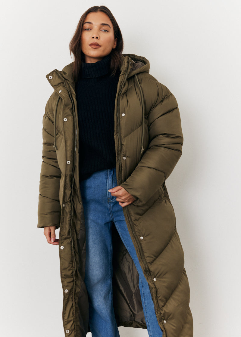 Longline Puffer Jacket
