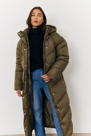 Longline Puffer Jacket