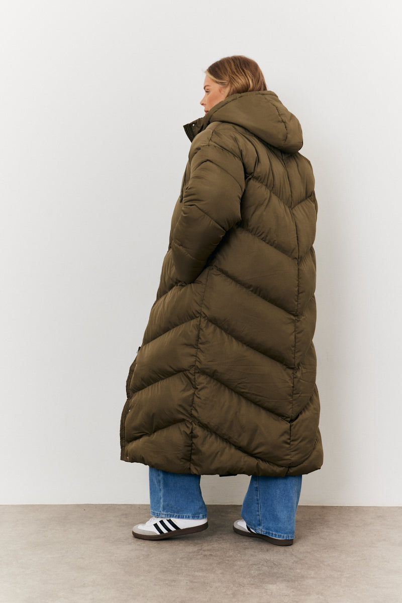 Longline Puffer Jacket