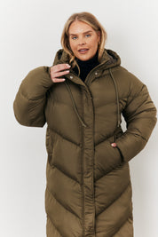 Longline Puffer Jacket