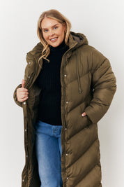Longline Puffer Jacket