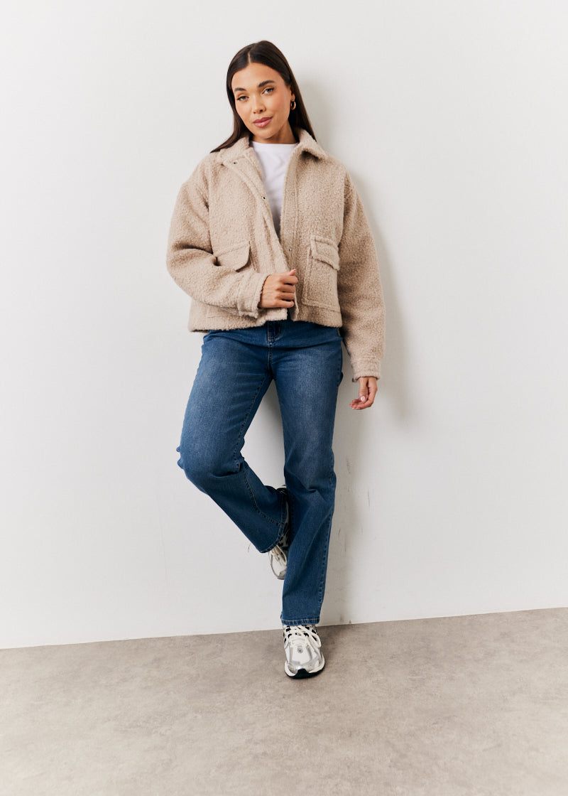 Boucle Pocket Detail Jacket