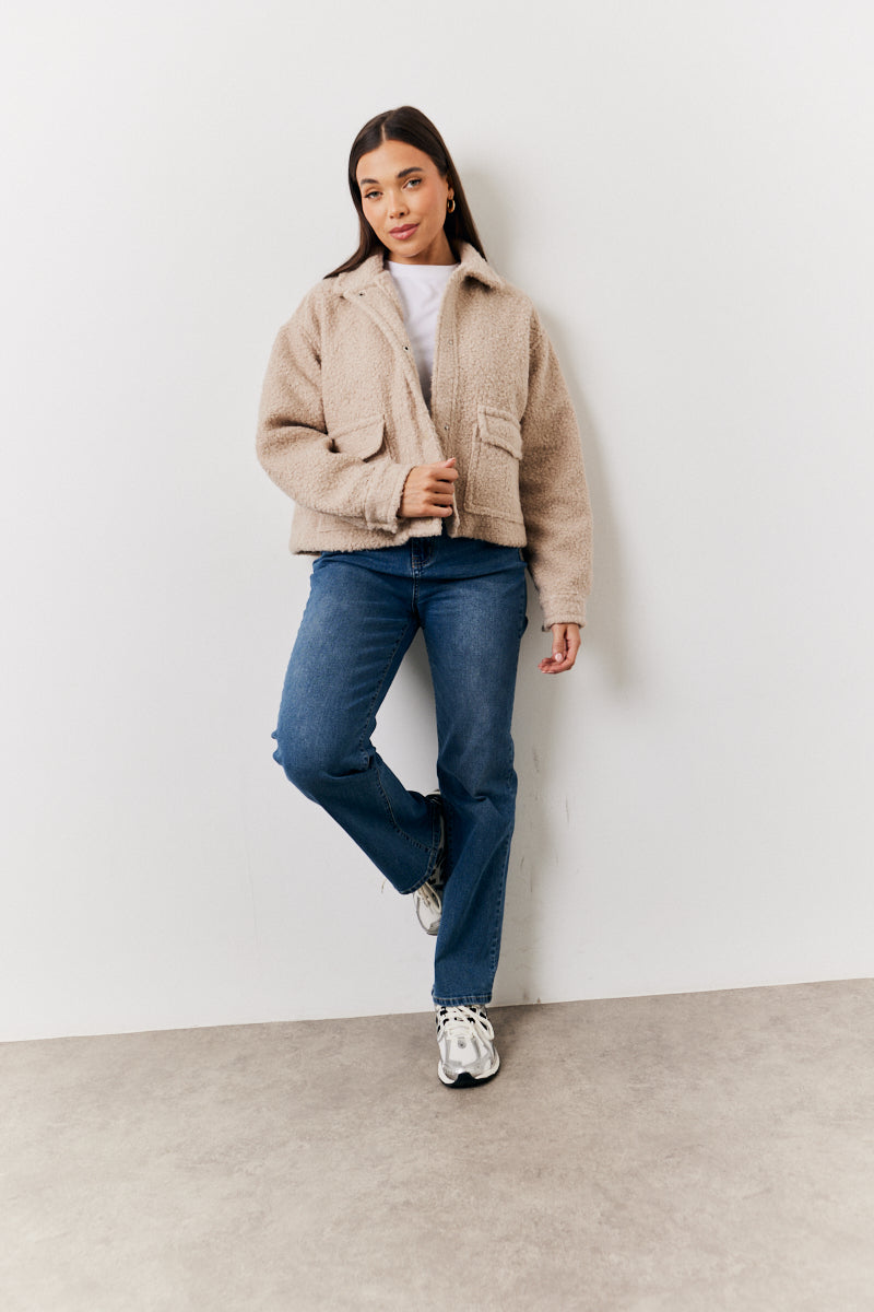 Boucle Pocket Detail Jacket