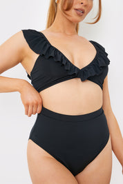 Control High Waist High Leg Bikini Bottom