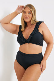 Control High Waist High Leg Bikini Bottom