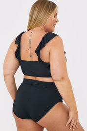 Control High Waist High Leg Bikini Bottom