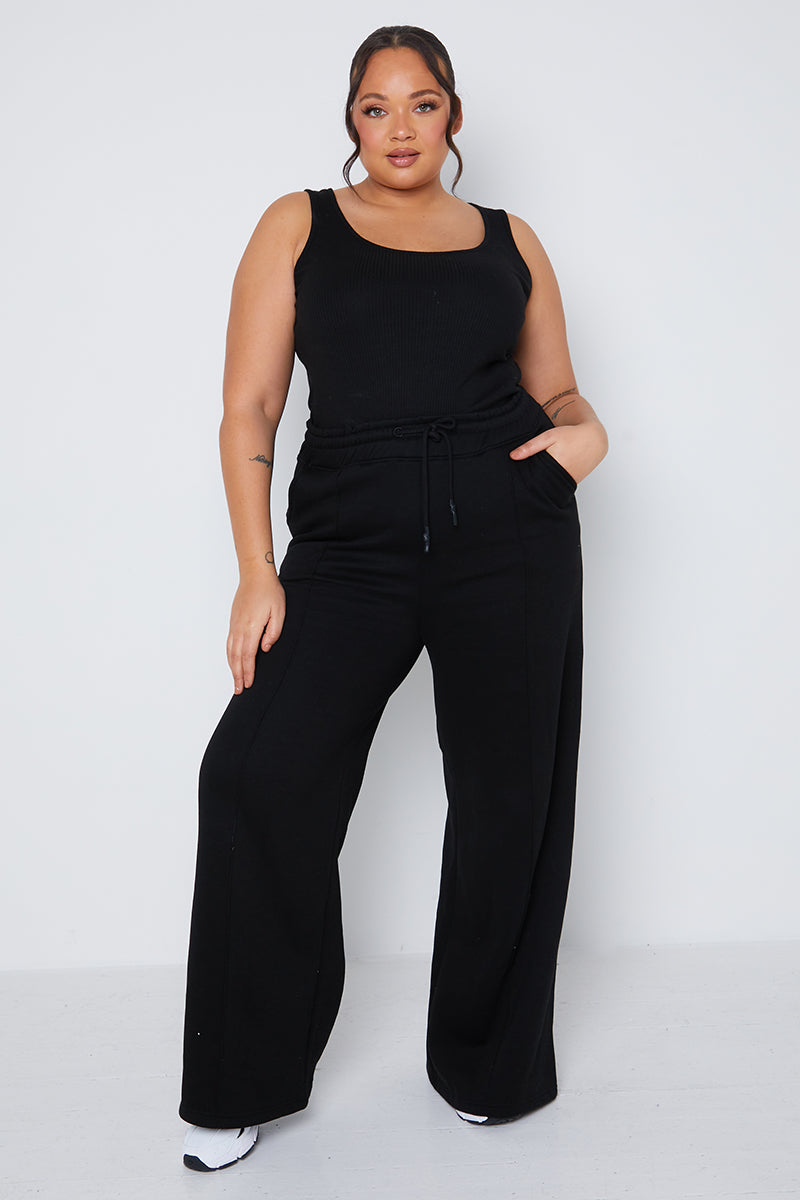 Ribbed Scoop Neck Bodysuit