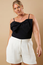 Oversized Bow Cami Top