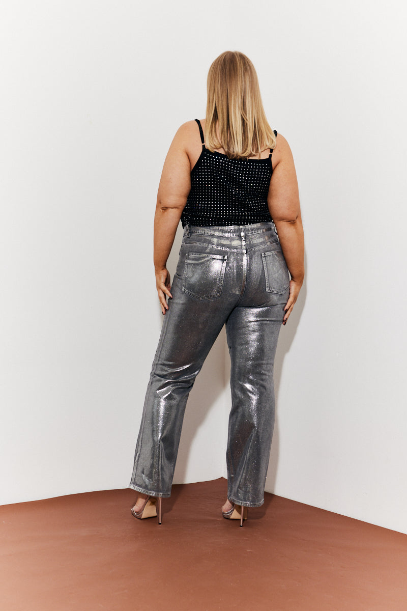 Cowl Neck Hotfix Camisole Top
