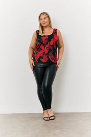 Abstract Scoop Cami Top - InTheStyle