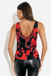 Abstract Scoop Cami Top - InTheStyle