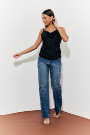 Pearl Trim Cami