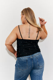 Pearl Trim Cami