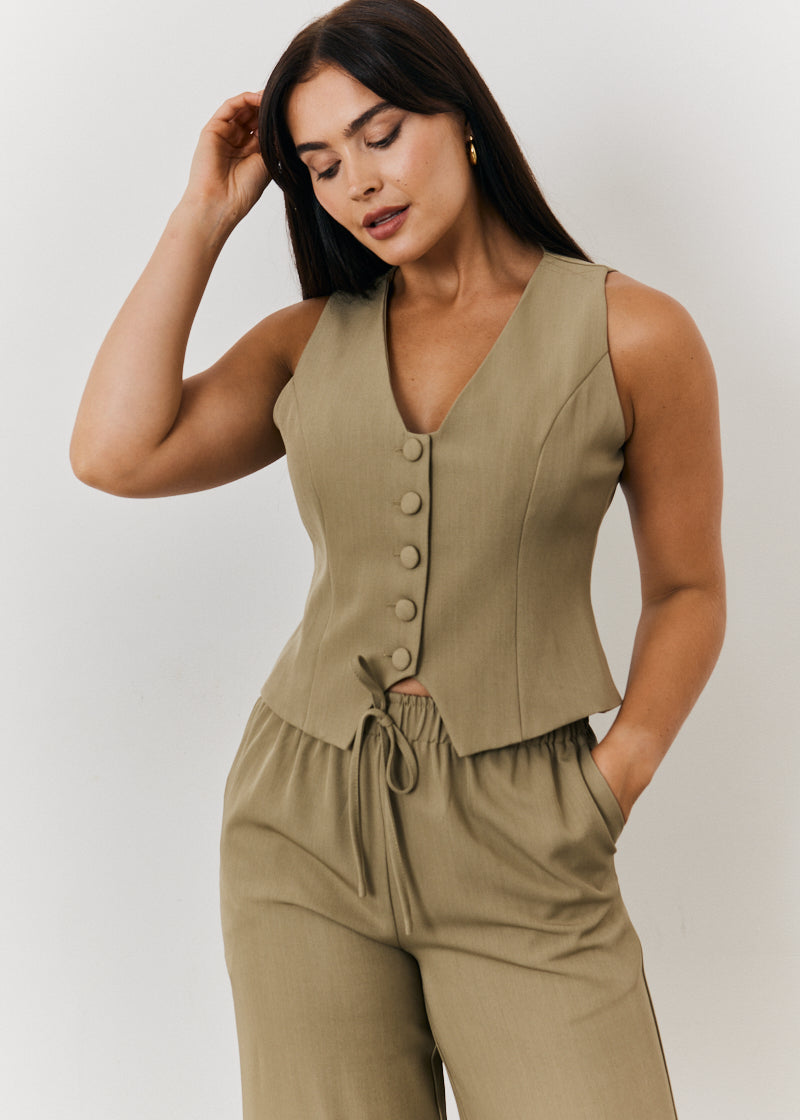 Button Through Waistcoat
