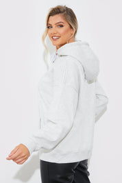 Fleeceback Zip Through Hoodie