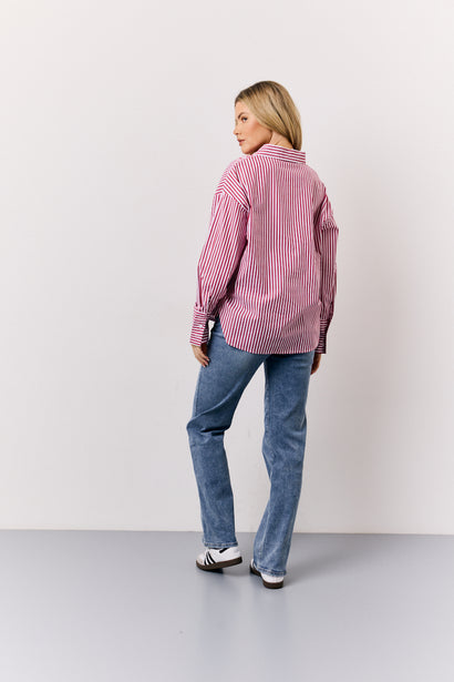Fairbanks Stripe Shirt - Red