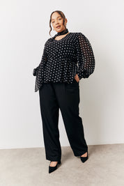 Polka Dot Blouse
