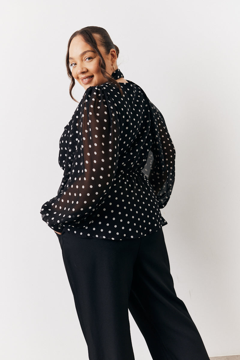 Polka Dot Blouse
