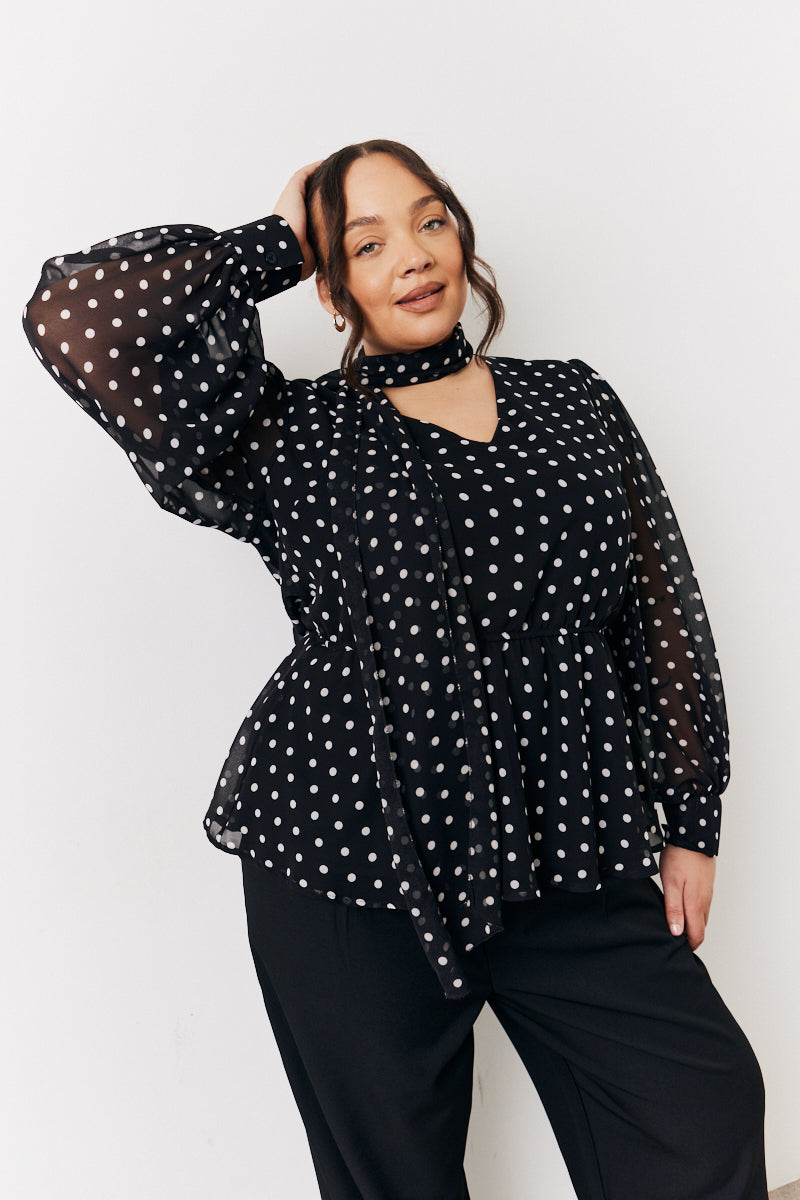 Polka Dot Blouse