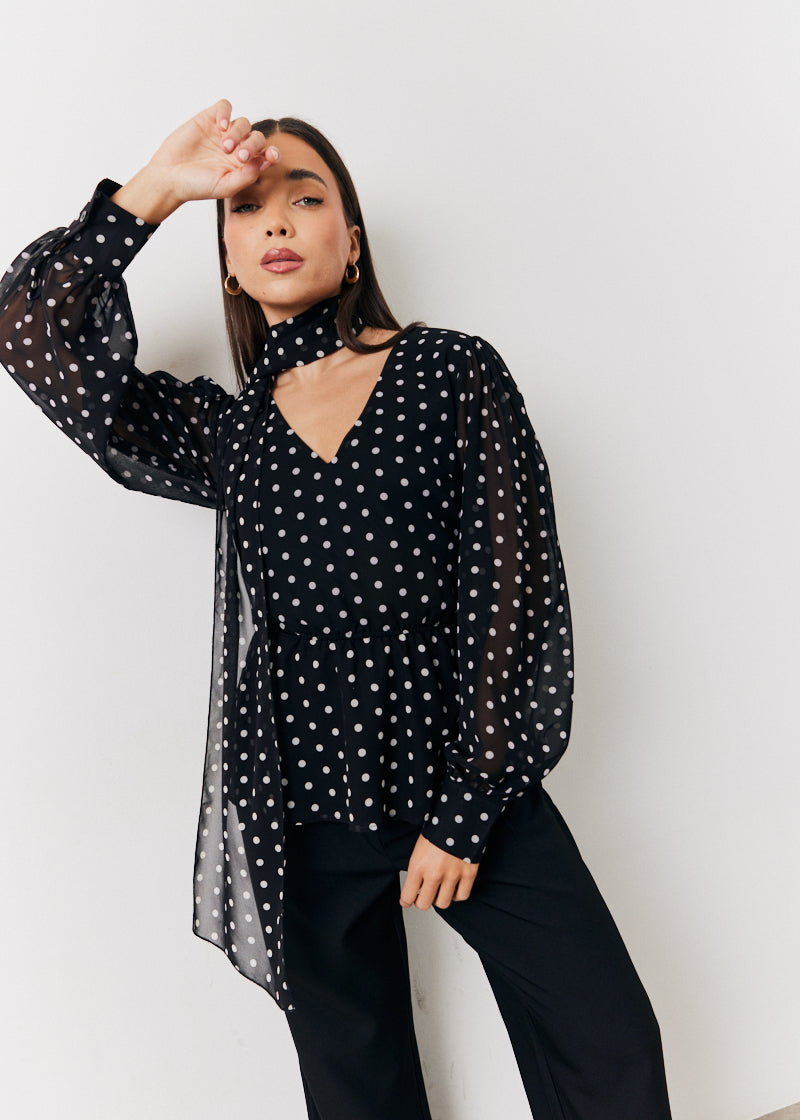 Polka Dot Blouse