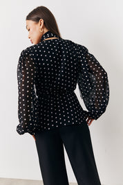 Polka Dot Blouse